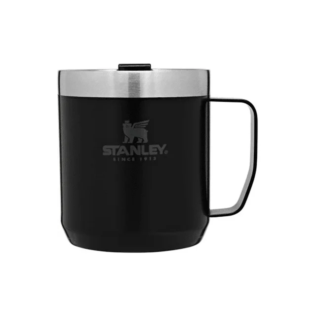 لیوان و کمپ ماگ دوجداره استیل استنلی رنگ مشکی مات Black